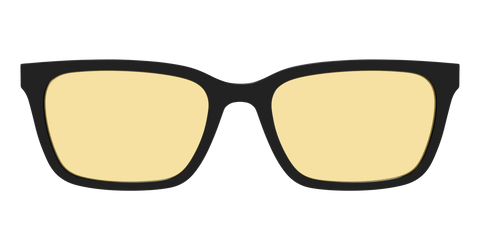 The Black With Citrine Yellow Lens