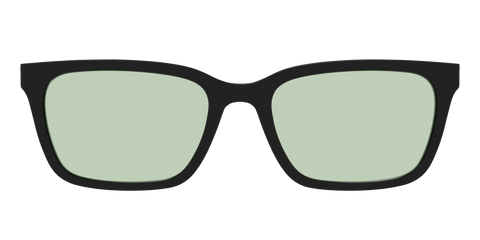 The Black With Sage Green Lens