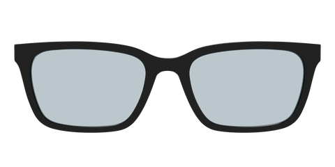 The Black With Slate Blue Lens