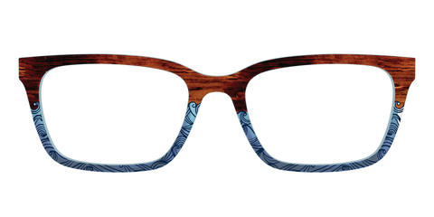The Blue Wood Waves Crystal