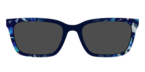 The Polarized Indigo Tortoise Sun Top