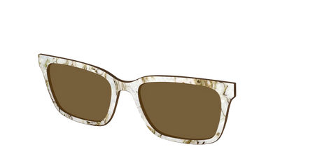The Polarized Ivory Sand Pearl Shell Sun Top