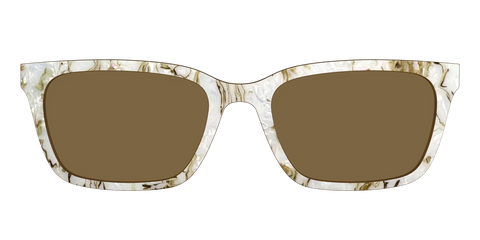 The Polarized Ivory Sand Pearl Shell Sun Top