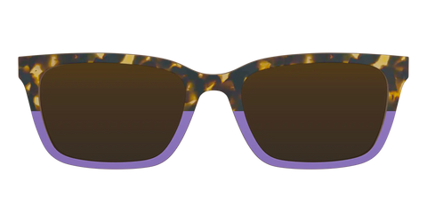 The Polarized Lavender Tortoise Split Sun Top