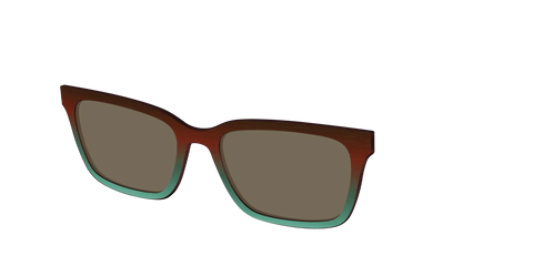 The Polarized Mahogany to Juniper Woodgrain Sun Top
