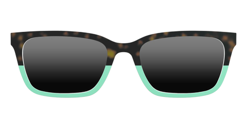 The Polarized Matcha Split Sun Top
