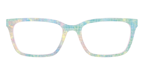 The Pastel Gradient with Holographic Hatching