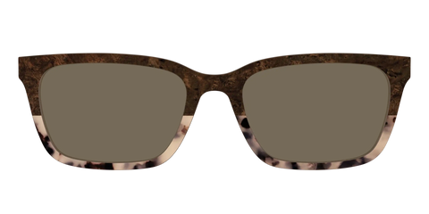 The Polarized Dark Oak Tortoise Split Sun Top