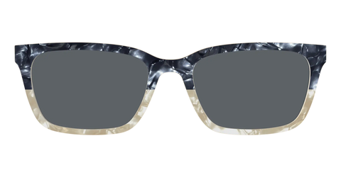The Polarized Navy to Taupe Pearl Split Sun Top