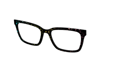 The Rainbow Foil Splatter