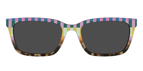 The Polarized Summer Stripes Tortoise Sun Top