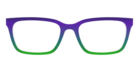 The Ultra Violet to Bright Green Gradient