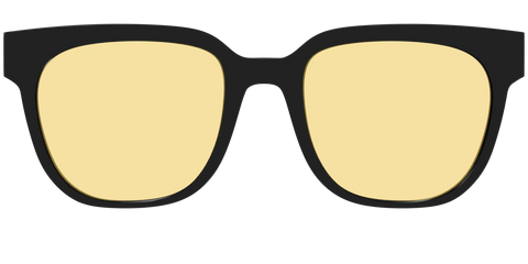 The Black With Citrine Yellow Lens