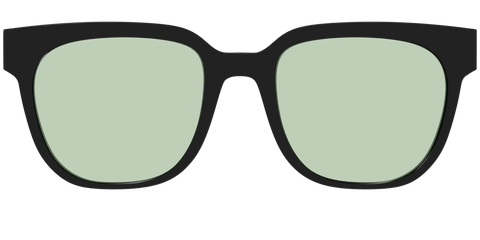 The Black With Sage Green Lens