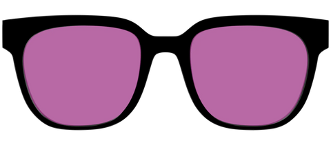 The Black with Violet Golf Lens