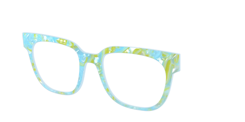 The Blue Lemonade Pearl Marble