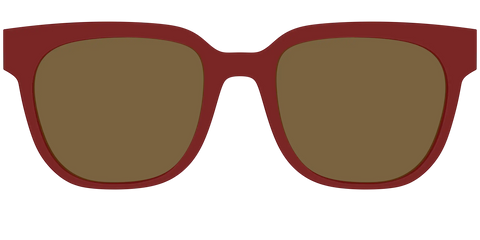 The Polarized Burgundy Sun Top