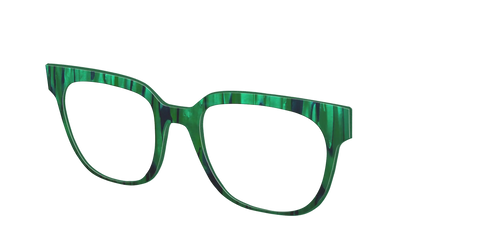 The Emerald Moire Stripes