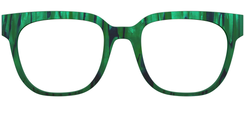 The Emerald Moire Stripes