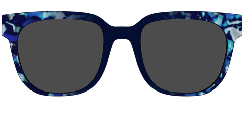 The Polarized Indigo Tortoise Sun Top