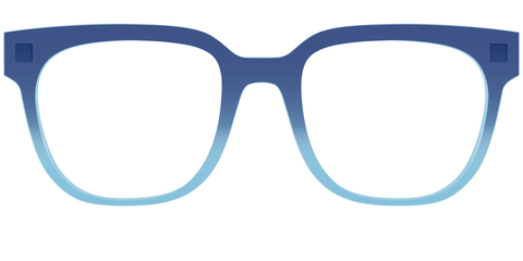 The Indigo to Sky Blue Gradient Crystal