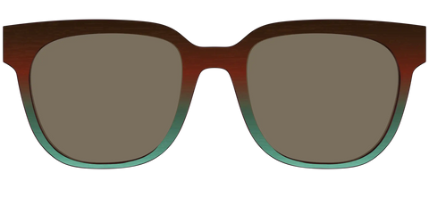 The Polarized Mahogany to Juniper Woodgrain Sun Top