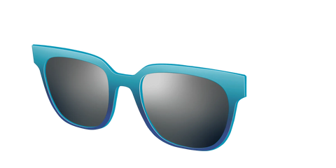 The Polarized Ocean Blue Sun Top