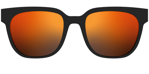 The Polarized Orange Reflective Sun Top