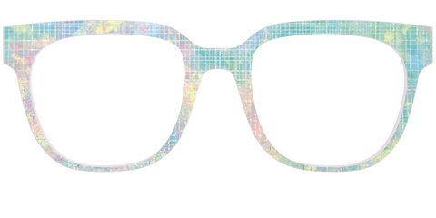 The Pastel Gradient with Holographic Hatching