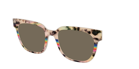 The Polarized Prism Split Tortoise Sun Top