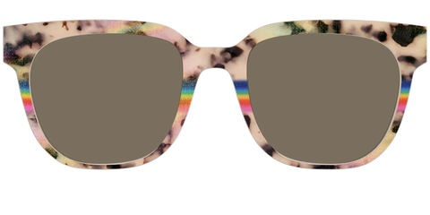 The Polarized Prism Split Tortoise Sun Top