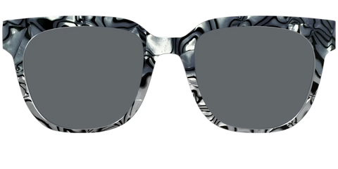 The Polarized Zebra Pearl Split Sun Top