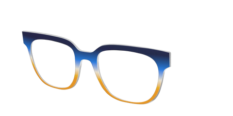The Royal Blue to Gold Gradient
