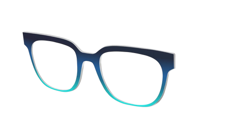 The Royal Blue to Seafoam Gradient