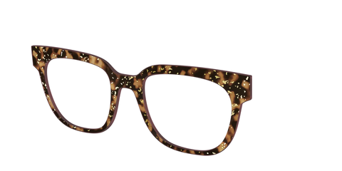 The Sandalwood Tortoise with Gold Foil