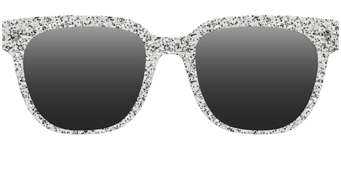 The Polarized Silver Sparkle Sun Top