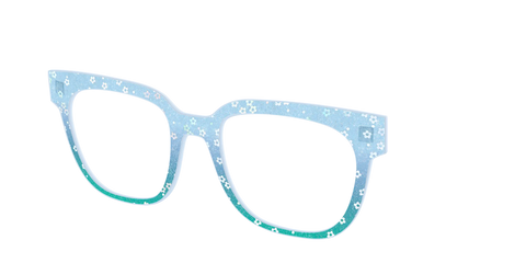 The Sky Blue Crystal with Daisy Glitter