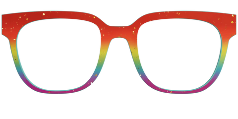 The Spectrum Gradient with Gold Flakes