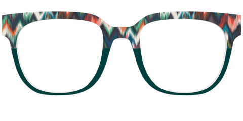 The Teal Ikat Split