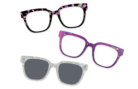 Violet Pearlized Metal - Set