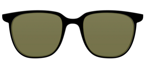 The Black with Green Racquet Sport Lens