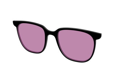 The Black with Pink Racquet Sport Lens