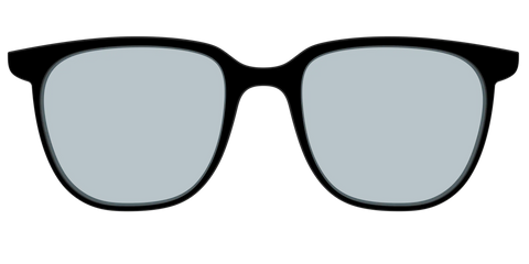 The Black With Slate Blue Lens