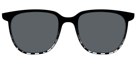 The Polarized Checkerboard Fade Sun Top