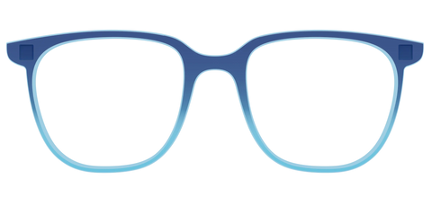 The Indigo to Sky Blue Gradient Crystal