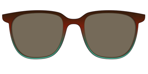 The Polarized Mahogany to Juniper Woodgrain Sun Top