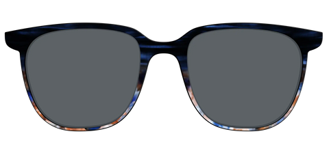 The Polarized Blue Horn Tortoise Sun Top