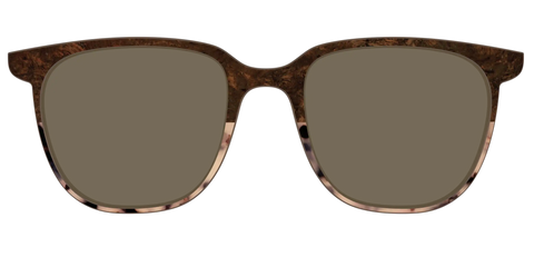 The Polarized Dark Oak Tortoise Split Sun Top