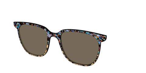 The Polarized Oasis Tortoise Split Sun Top