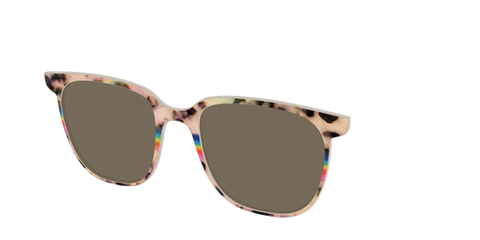 The Polarized Prism Split Tortoise Sun Top